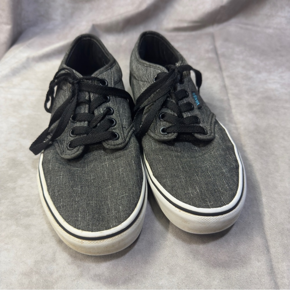 Vans Black Heather Color Skater Shoes Size 7
